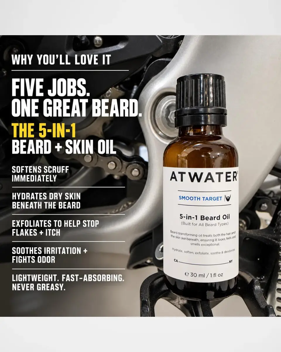 Atwater Smooth Target 5-in-1 Beard Oil, 2 oz. | Thumbnail 2 Atwater Smooth Target 5-in-1 Beard Oil, 2 oz. | Thumbnail 2