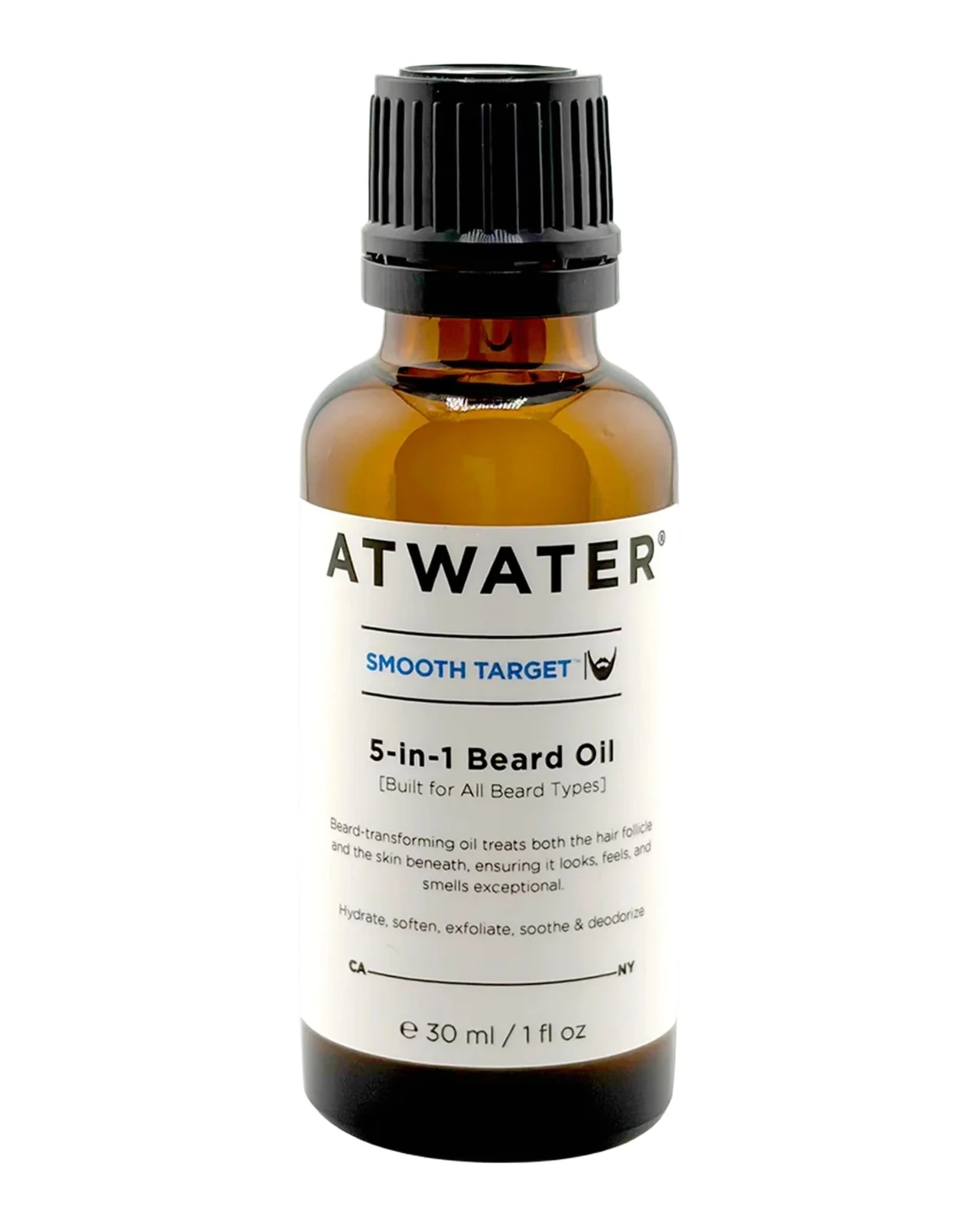 Atwater Smooth Target 5-in-1 Beard Oil, 2 oz.
