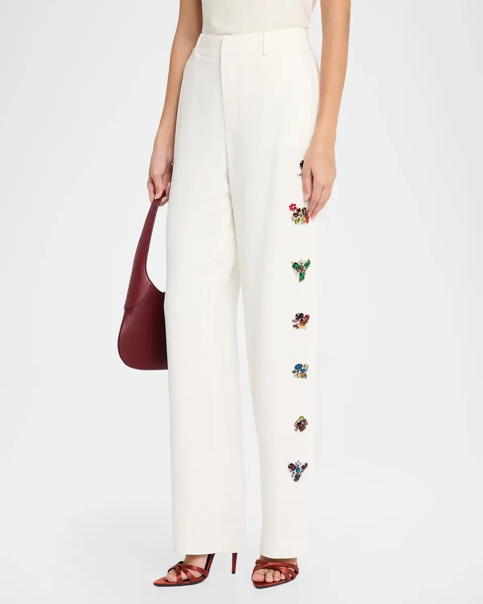 Cinq à Sept Collins Crown Jewel High-Rise Pants | Thumbnail 4 Cinq à Sept Collins Crown Jewel High-Rise Pants | Thumbnail 4
