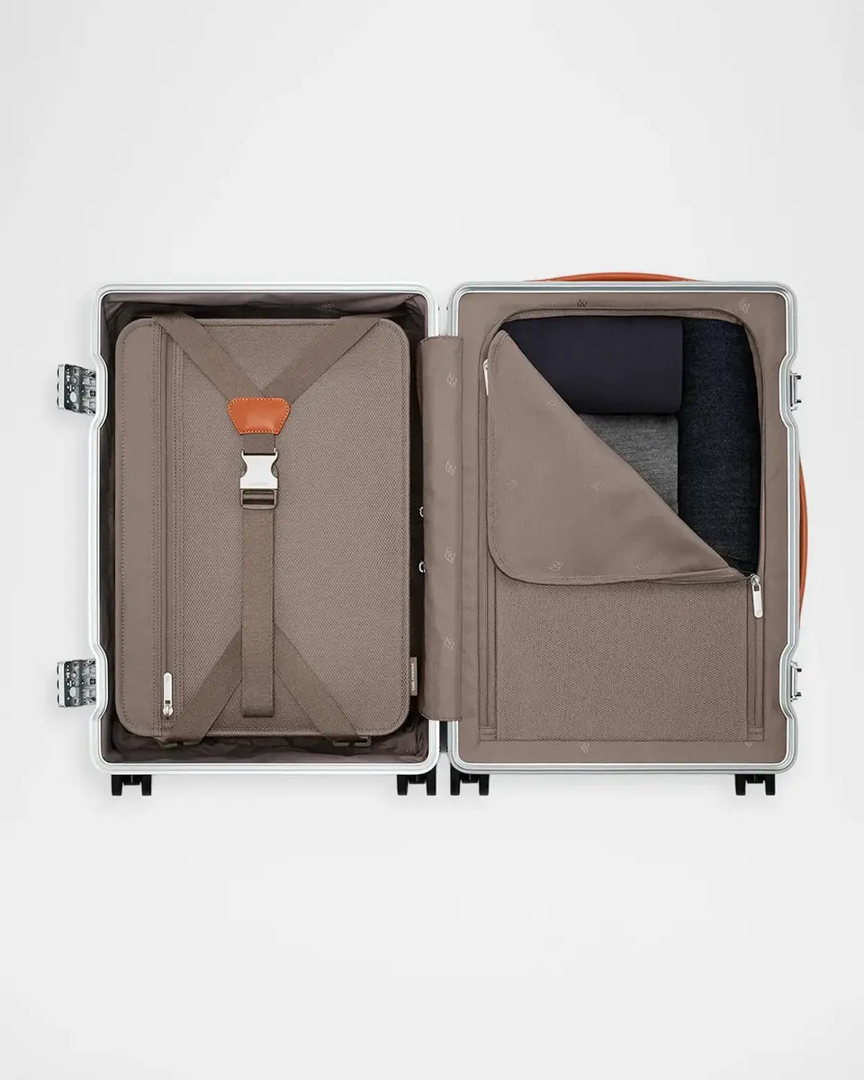 Carl Friedrik 22" Hardside Aluminium Spinner Carry-On Suitcase | Thumbnail 3 Carl Friedrik 22" Hardside Aluminium Spinner Carry-On Suitcase | Thumbnail 3