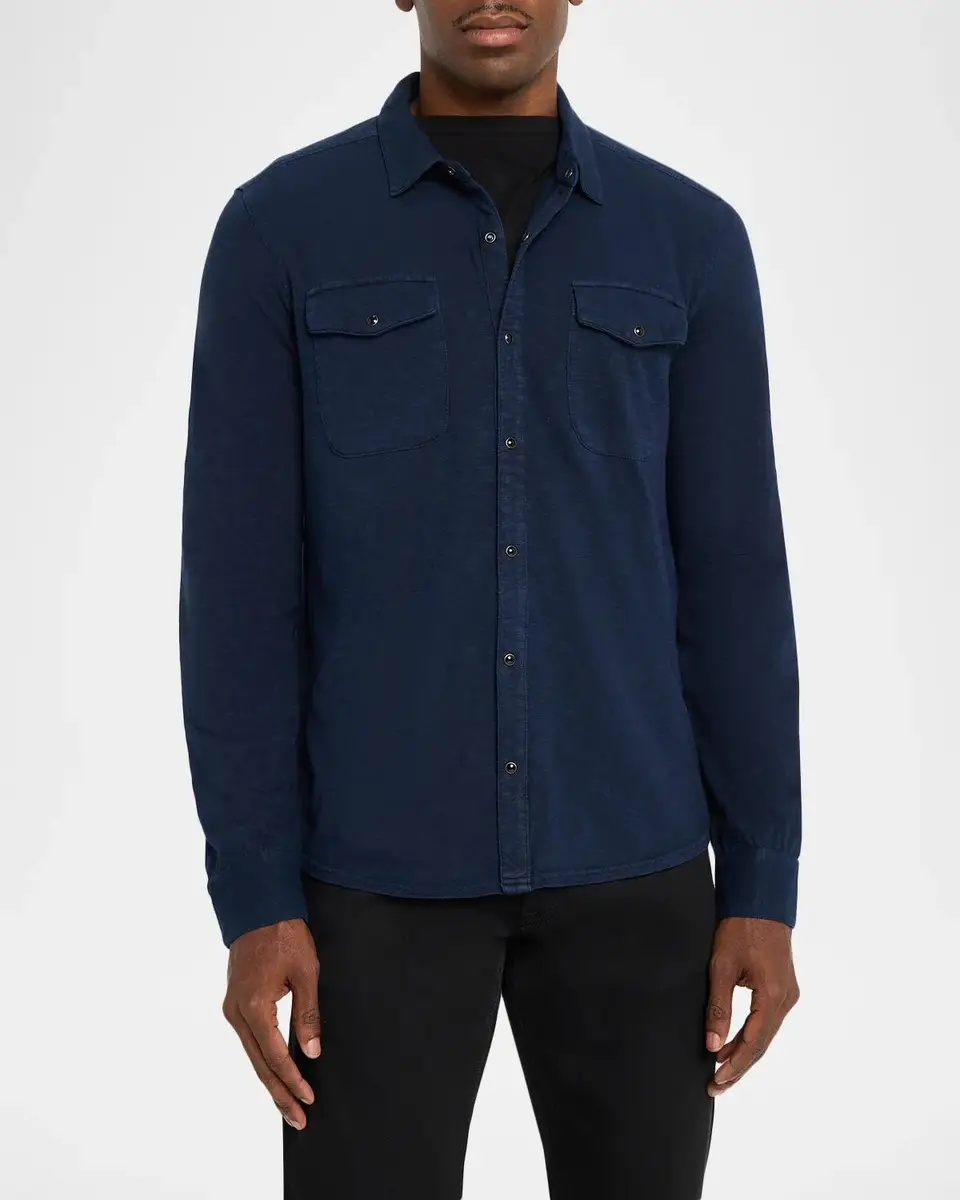 JOHN VARVATOS Men's Arvon Western Shirt | Thumbnail 4