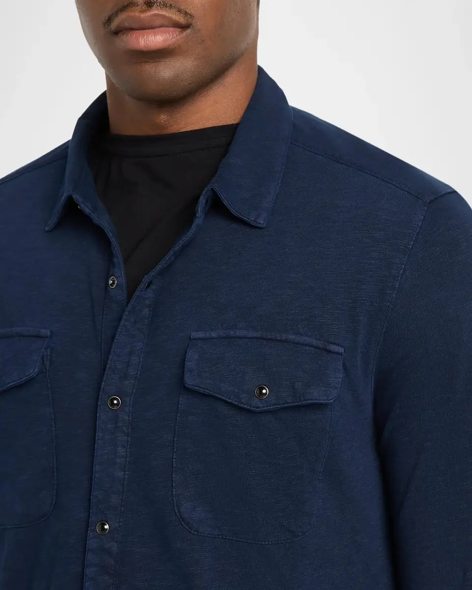 JOHN VARVATOS Men's Arvon Western Shirt | Thumbnail 5