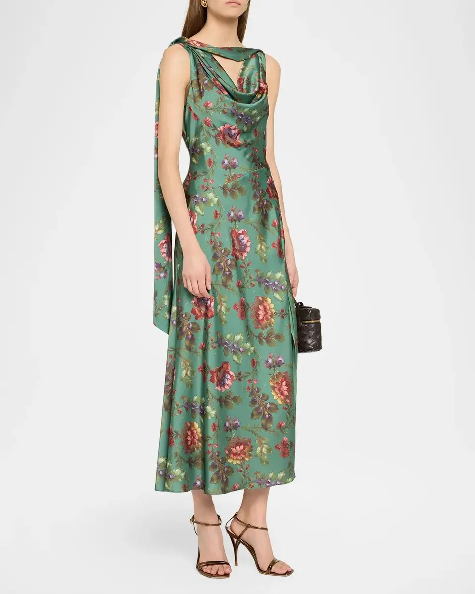Cinq à Sept Fresco Floral Maxi Dress | Thumbnail 4 Cinq à Sept Fresco Floral Maxi Dress | Thumbnail 4
