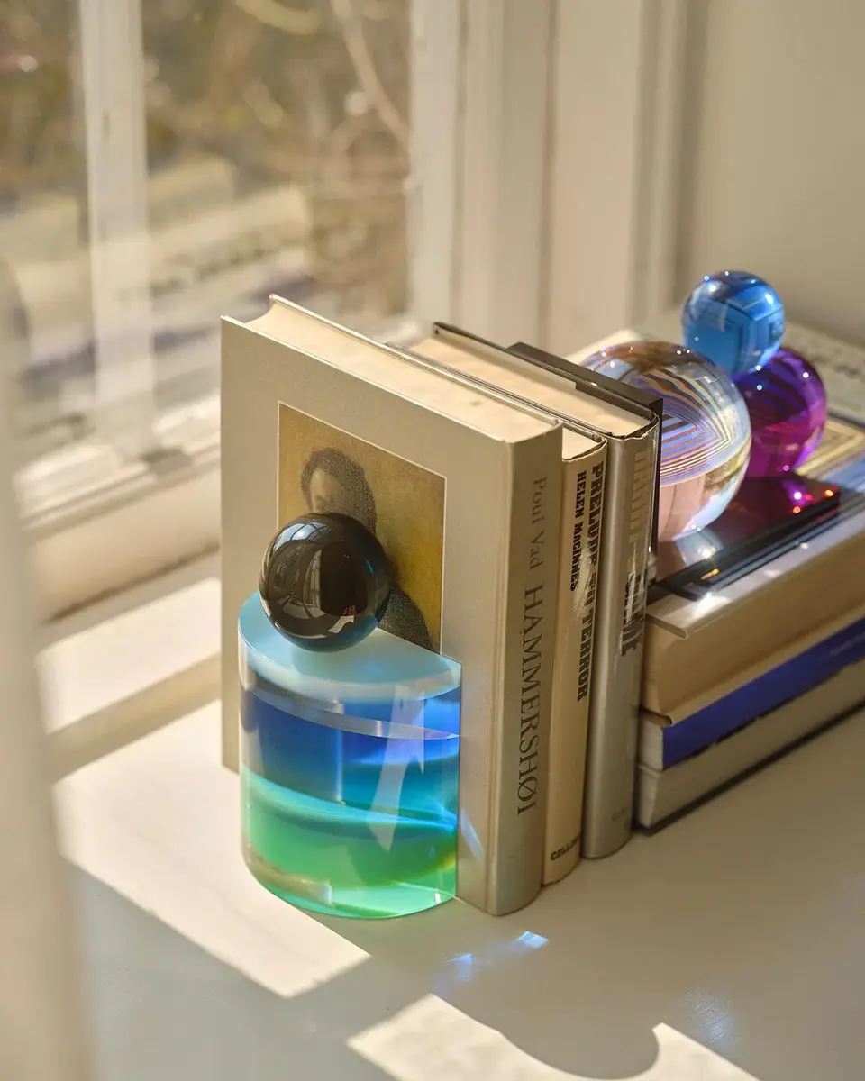 Reflections Copenhagen Villa Prima Crystal Onyx Bookend | Thumbnail 2 Reflections Copenhagen Villa Prima Crystal Onyx Bookend | Thumbnail 2