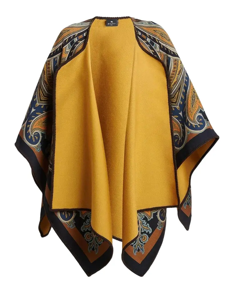Paisley Jacquard Cape Paisley Jacquard Cape