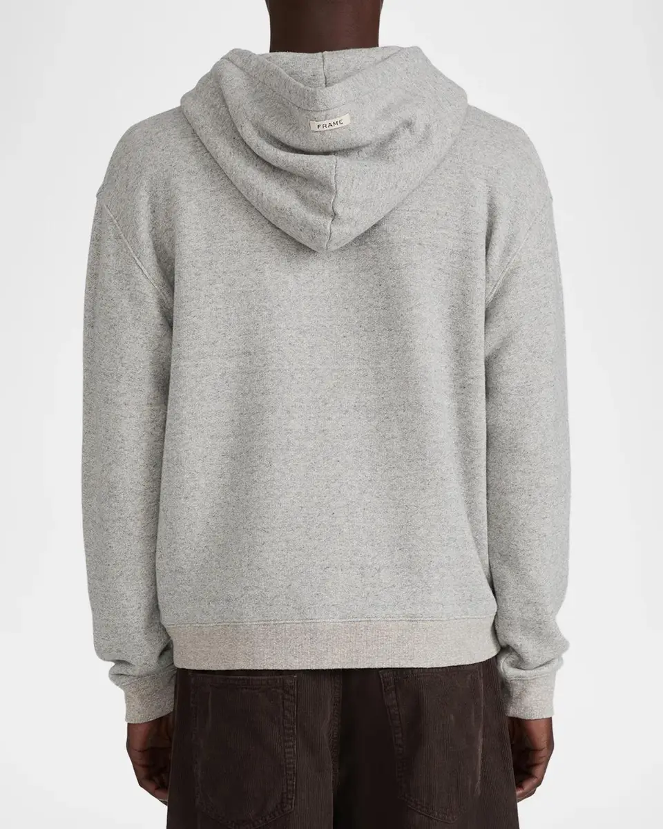 Frame Men's Zip-Front Cotton Hoodie | Thumbnail 3 Frame Men's Zip-Front Cotton Hoodie | Thumbnail 3