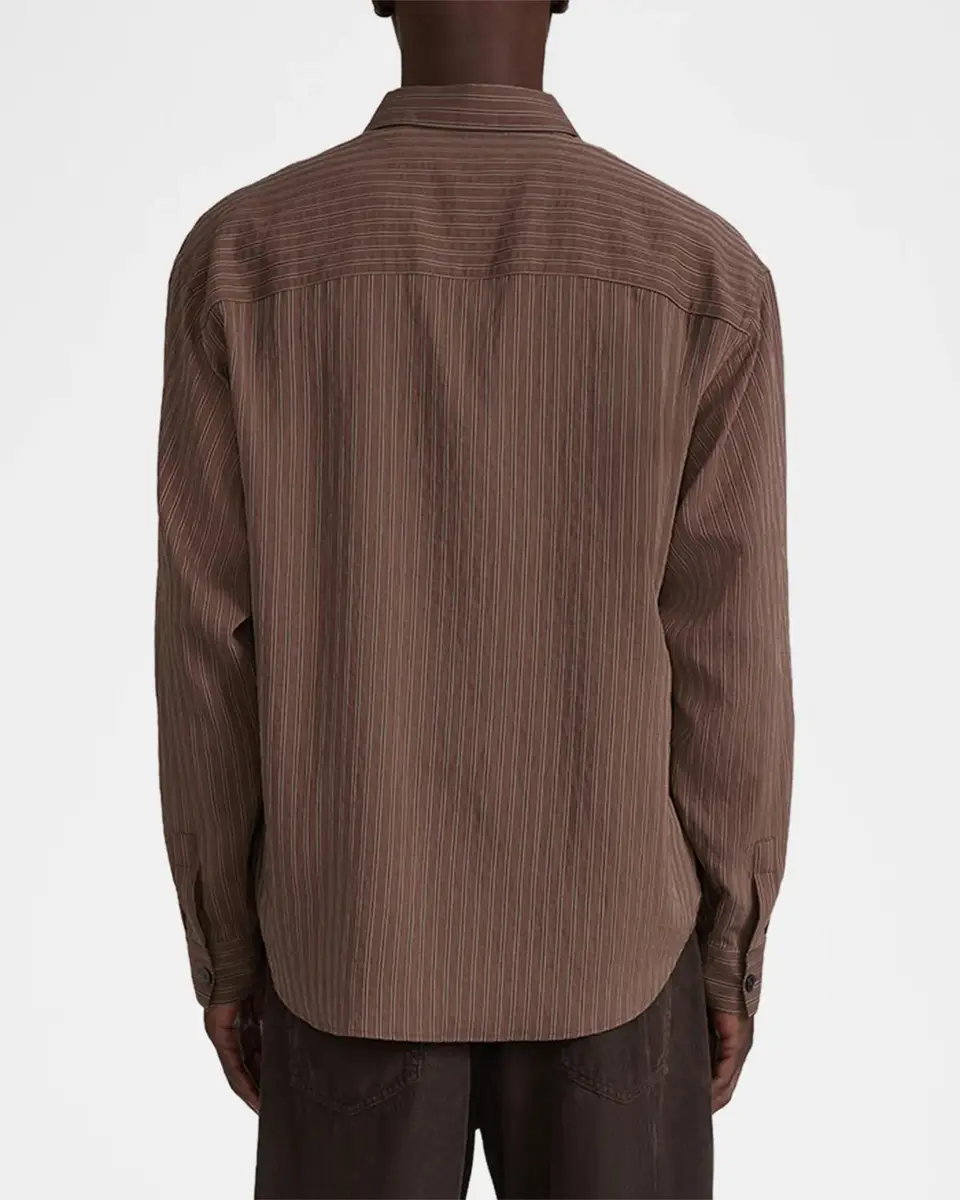 Frame Men's Relaxed Stripe Shirt | Thumbnail 3 Frame Men's Relaxed Stripe Shirt | Thumbnail 3