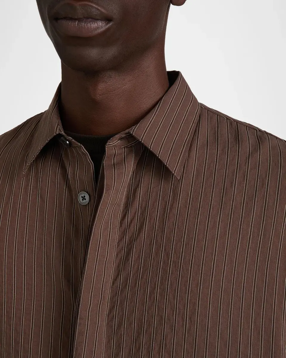 Frame Men's Relaxed Stripe Shirt | Thumbnail 5 Frame Men's Relaxed Stripe Shirt | Thumbnail 5