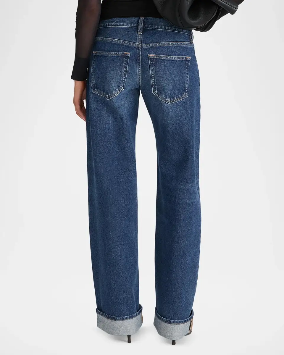 Frame The Cuffed Low-Rise Jeans | Thumbnail 3 Frame The Cuffed Low-Rise Jeans | Thumbnail 3
