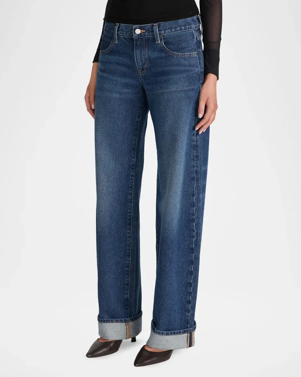 Frame The Cuffed Low-Rise Jeans | Thumbnail 6 Frame The Cuffed Low-Rise Jeans | Thumbnail 6