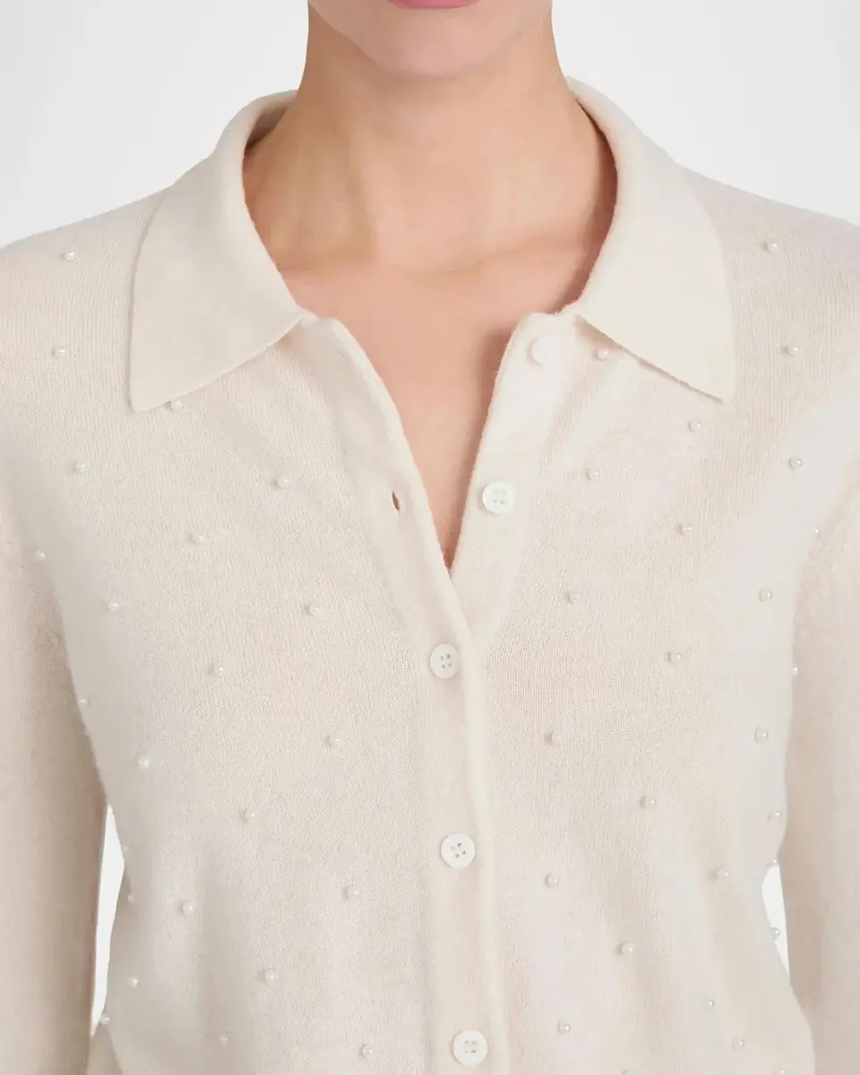 Frame The Pearly Wool-Cashmere Cardigan | Thumbnail 5 Frame The Pearly Wool-Cashmere Cardigan | Thumbnail 5
