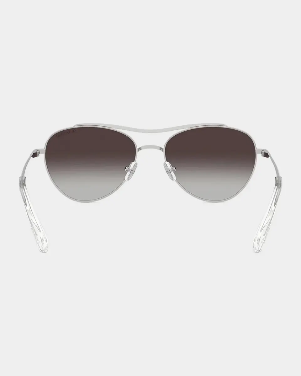Swarovski 56MM Crystal-Embellished Aviator Sunglasses | Thumbnail 3 Swarovski 56MM Crystal-Embellished Aviator Sunglasses | Thumbnail 3