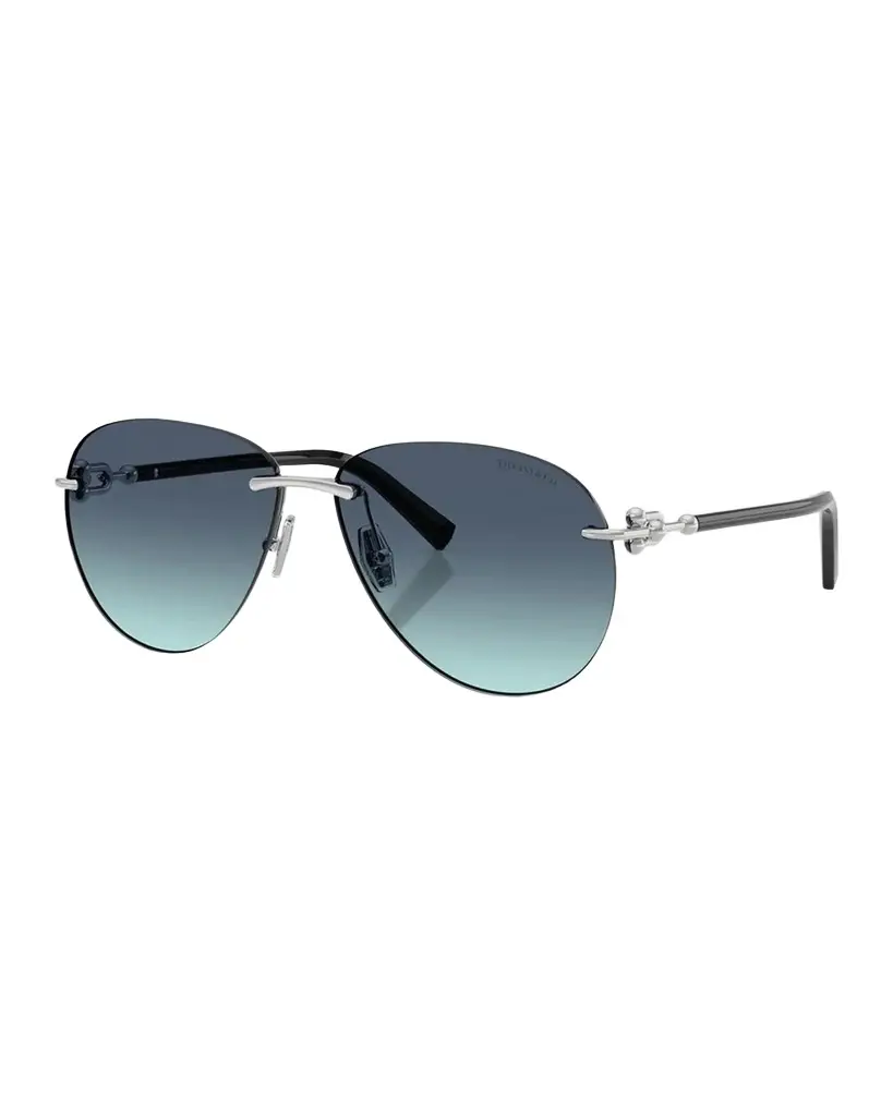 Tiffany & Co. 59MM Aviator Sunglasses