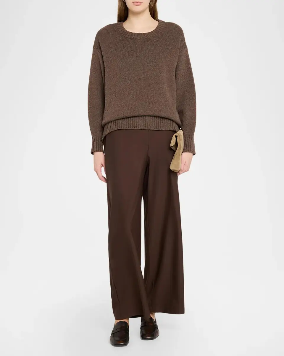 Eileen Fisher Crewneck Organic Cotton-Cashmere Sweater | Thumbnail 2