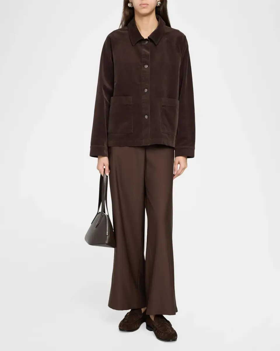 Eileen Fisher Button-Front Stretch Corduroy Jacket | Thumbnail 2 Eileen Fisher Button-Front Stretch Corduroy Jacket | Thumbnail 2