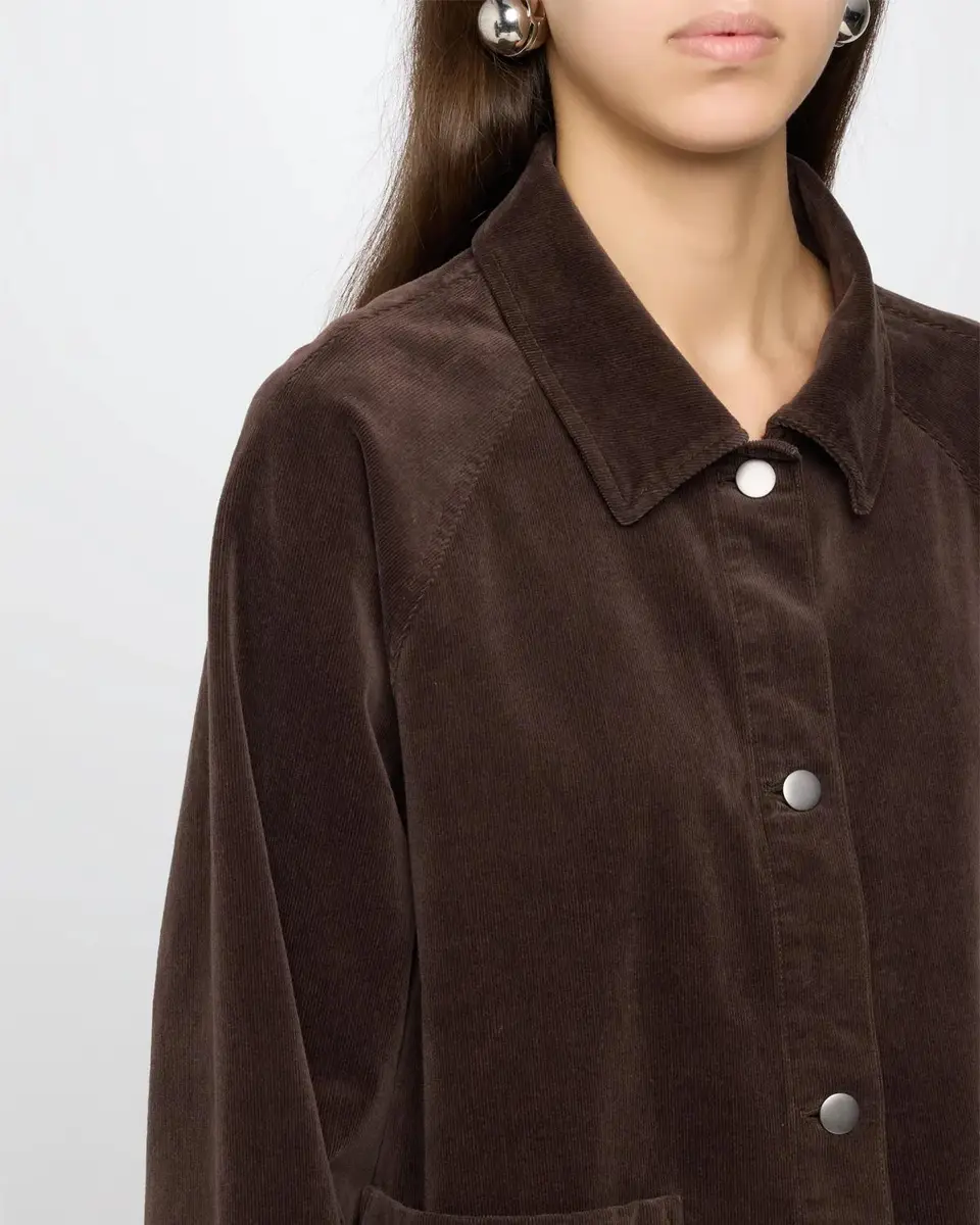 Eileen Fisher Button-Front Stretch Corduroy Jacket | Thumbnail 5 Eileen Fisher Button-Front Stretch Corduroy Jacket | Thumbnail 5