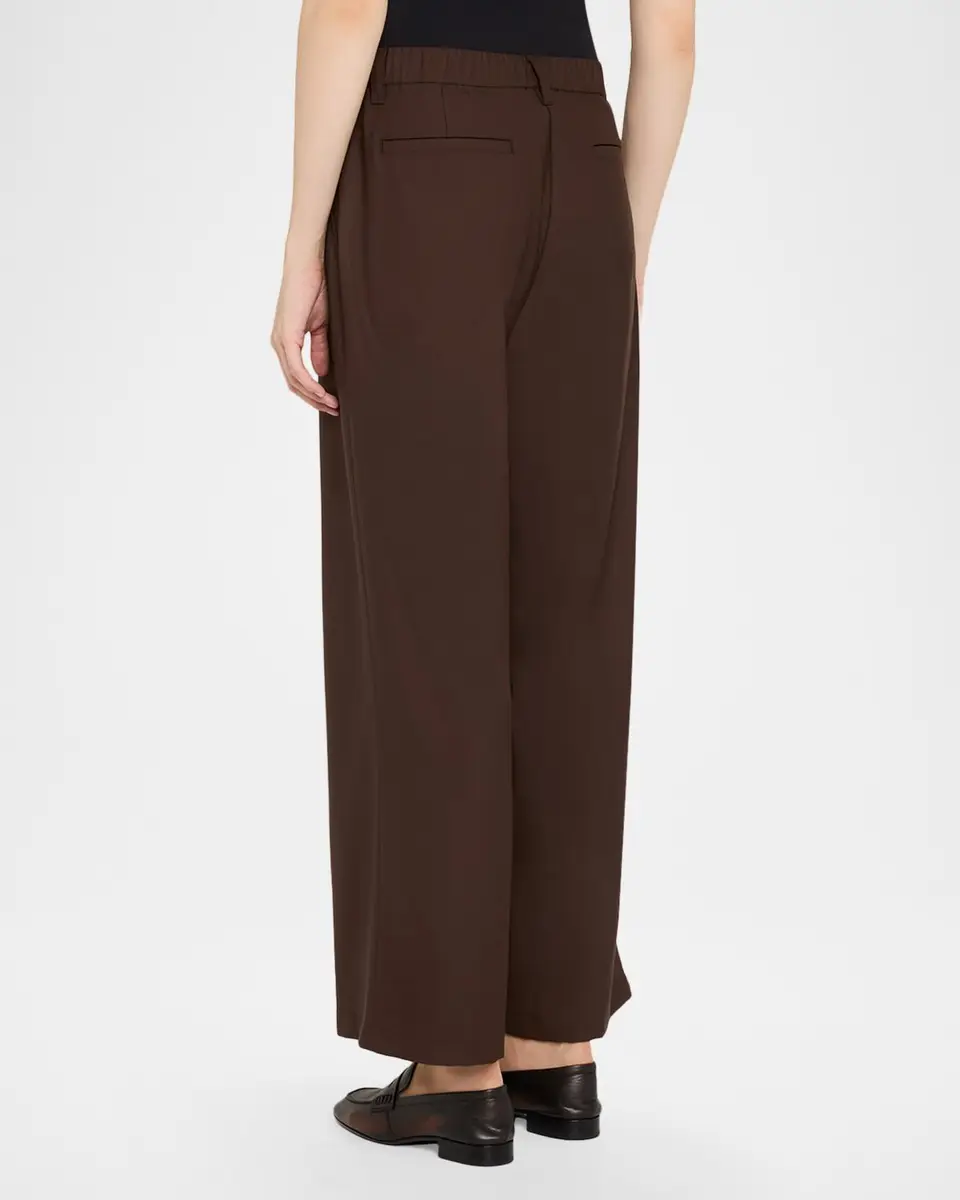 Eileen Fisher High-Rise Superfine Wool Trousers | Thumbnail 3 Eileen Fisher High-Rise Superfine Wool Trousers | Thumbnail 3