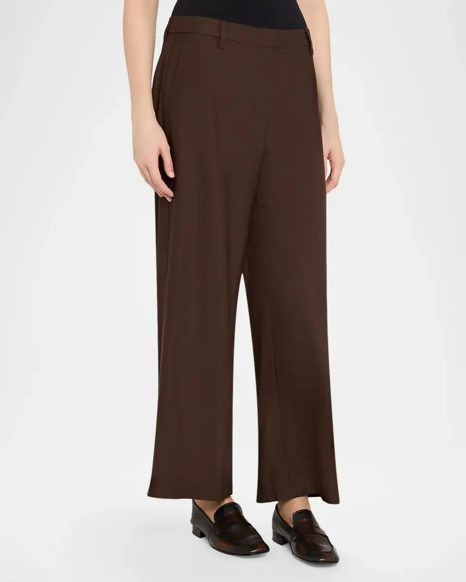 Eileen Fisher High-Rise Superfine Wool Trousers | Thumbnail 4 Eileen Fisher High-Rise Superfine Wool Trousers | Thumbnail 4