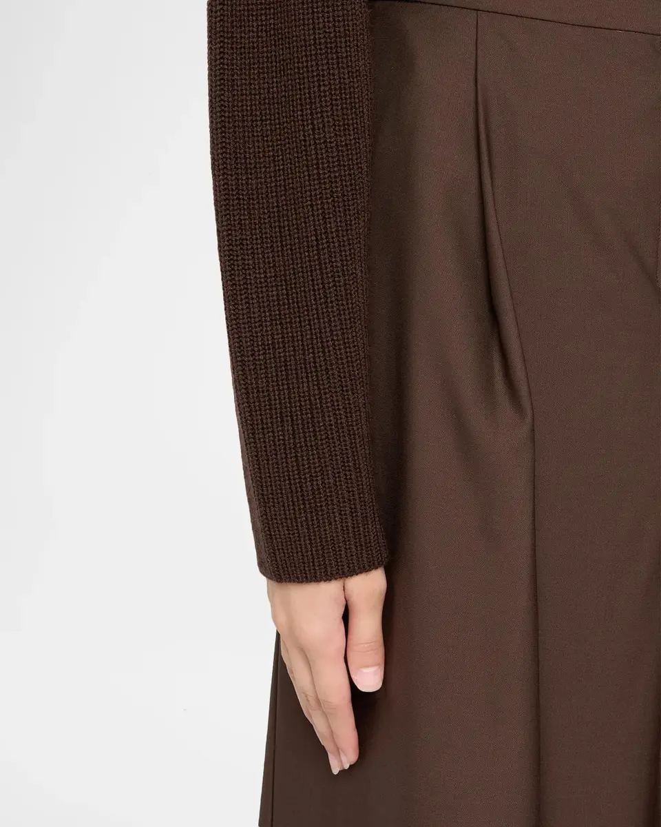 Eileen Fisher Pleated Wide-Leg Wool Culotte Pants | Thumbnail 5 Eileen Fisher Pleated Wide-Leg Wool Culotte Pants | Thumbnail 5