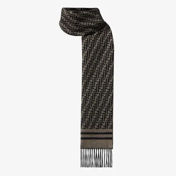Fendi FF Zucca Wool Scarf | Thumbnail 3