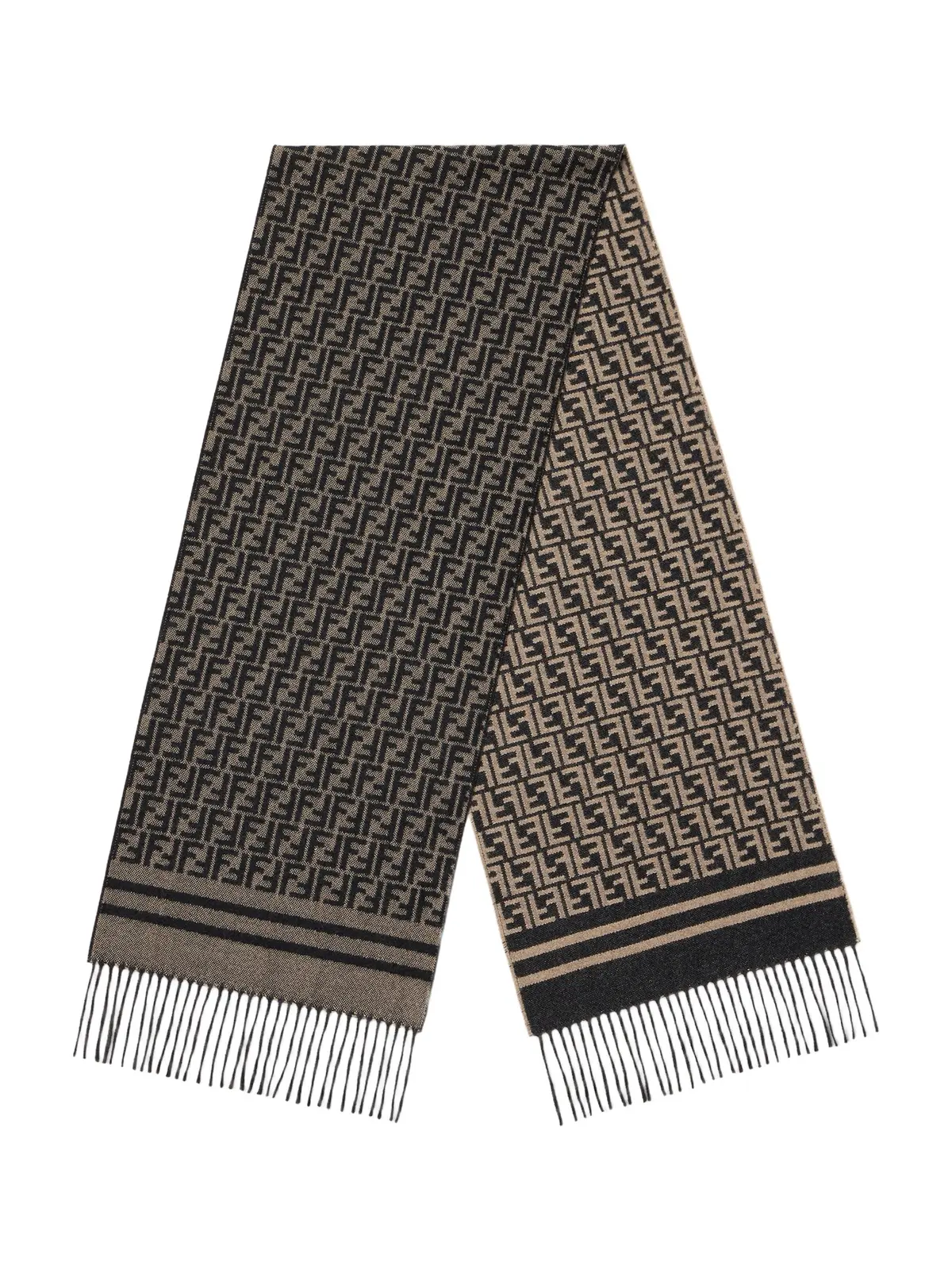 Fendi FF Zucca Wool Scarf