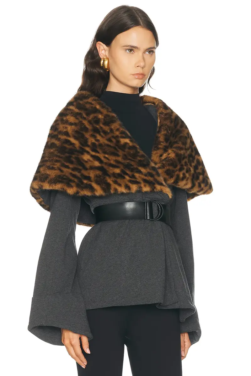 Norma Kamali Shawl Collar Peplum Jacket | Thumbnail 2