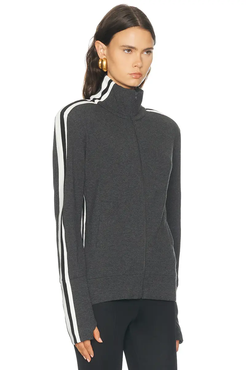 Norma Kamali Side Stripe Turtle Jacket | Thumbnail 3