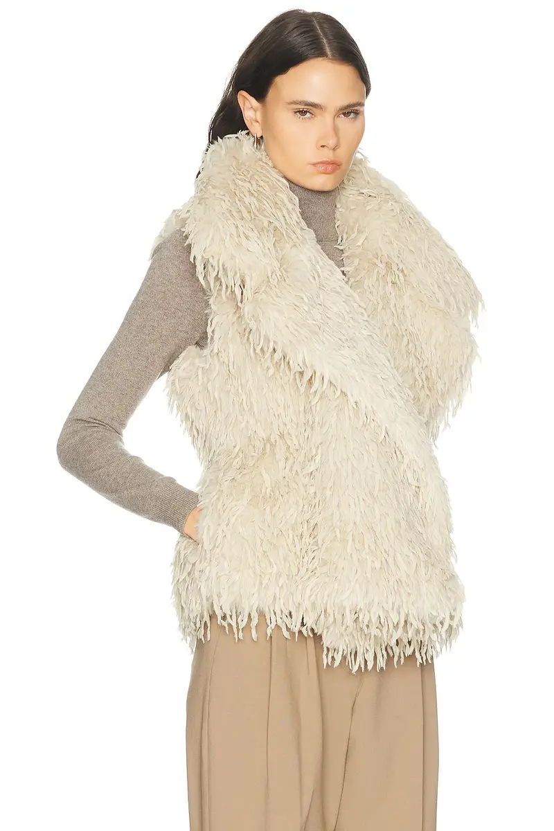 Norma Kamali Teddy Bear Vest | Thumbnail 2