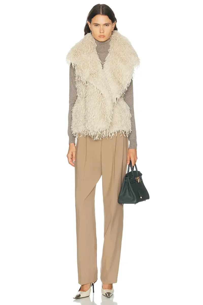 Norma Kamali Teddy Bear Vest | Thumbnail 4