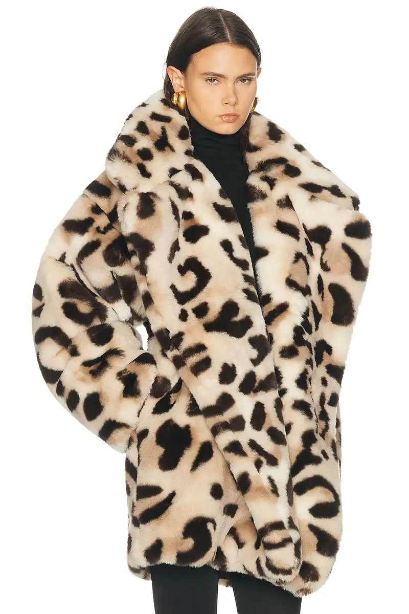 Norma Kamali Teddy Bear Car Coat | Thumbnail 2 Norma Kamali Teddy Bear Car Coat | Thumbnail 2