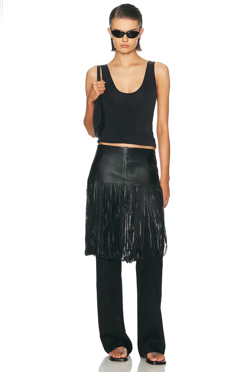 St. Agni Fringe Belt Skirt | Thumbnail 5 St. Agni Fringe Belt Skirt | Thumbnail 5