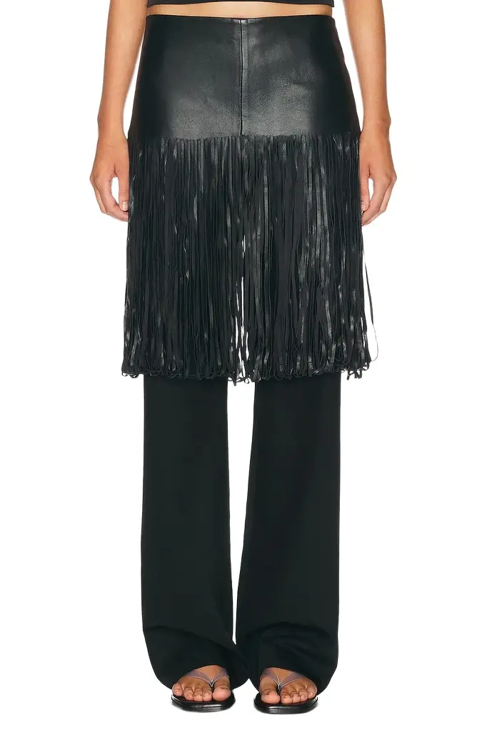 St. Agni Fringe Belt Skirt