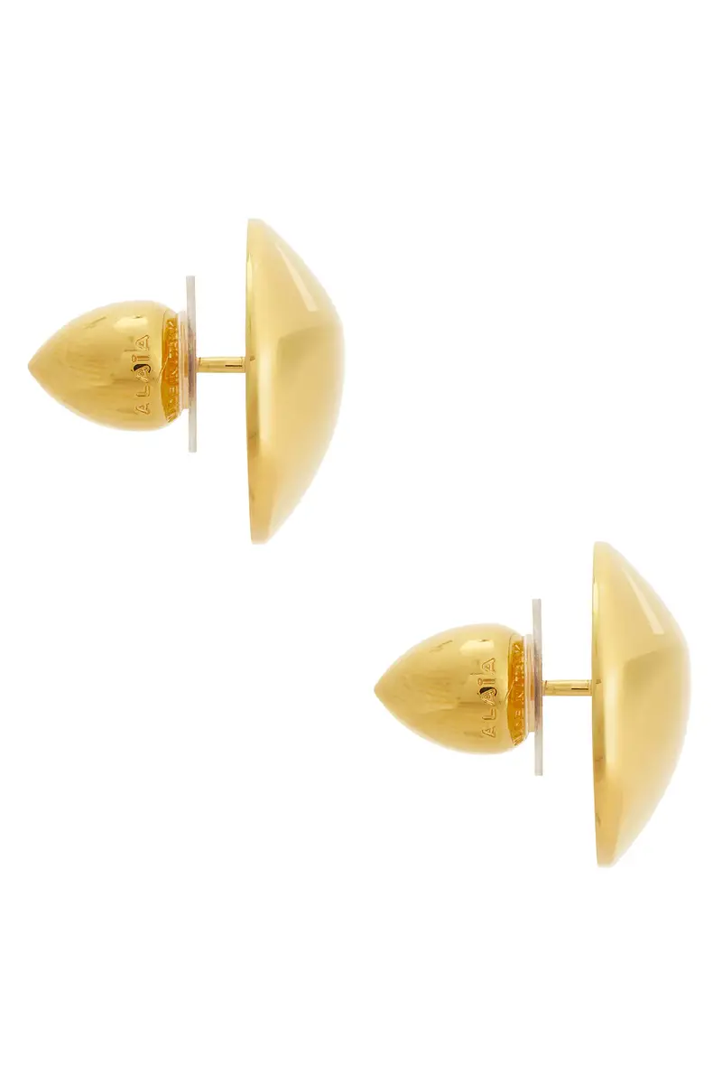Alaïa Dome Small Earrings | Thumbnail 3