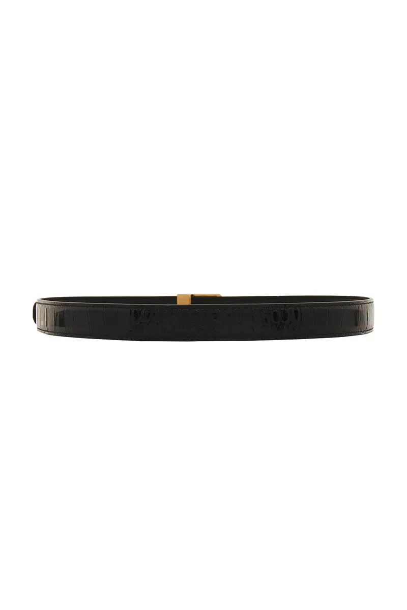 Saint Laurent Fine Ceinture Boucle Belt | Thumbnail 2 Saint Laurent Fine Ceinture Boucle Belt | Thumbnail 2