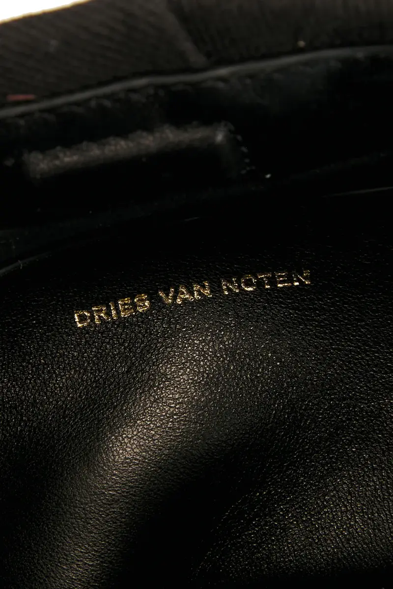 Dries Van Noten Small Embroidered Resin Handle Fold Bag | Thumbnail 7