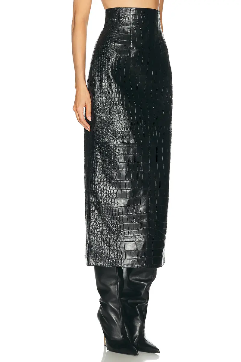 Khaite Loxley Embossed Alligator Skirt | Thumbnail 3 Khaite Loxley Embossed Alligator Skirt | Thumbnail 3