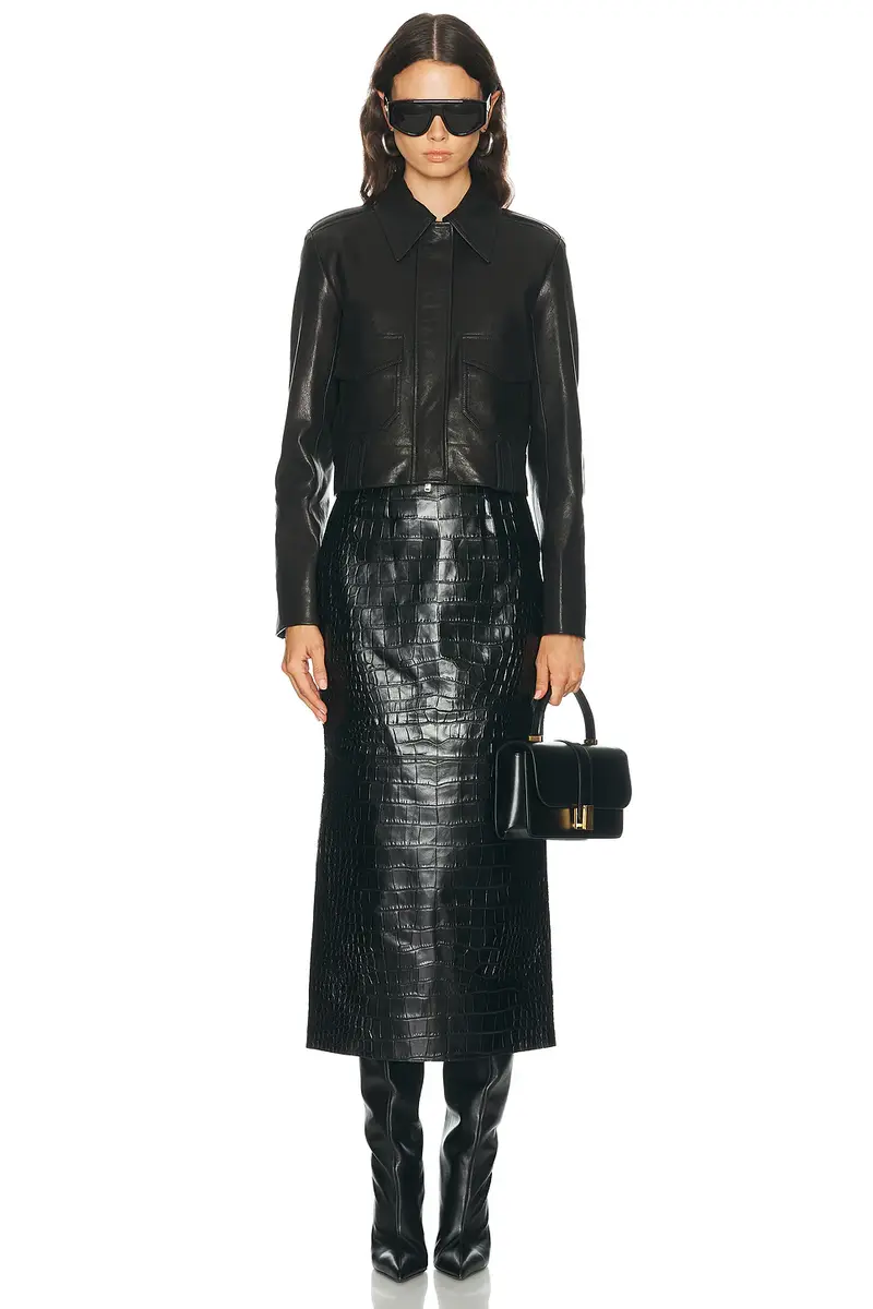 Khaite Loxley Embossed Alligator Skirt | Thumbnail 6 Khaite Loxley Embossed Alligator Skirt | Thumbnail 6