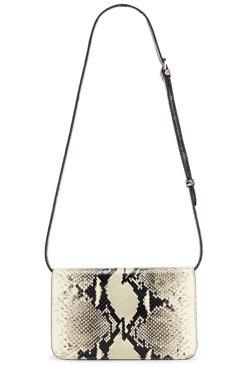 TOTEME T-Lock Python Embossed Crossbody Bag | Thumbnail 3 TOTEME T-Lock Python Embossed Crossbody Bag | Thumbnail 3