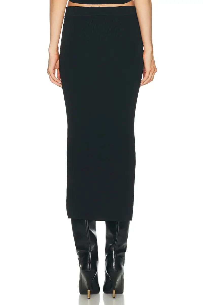 Fear of God Essentials Rib Knit Long Skirt | Thumbnail 4 Fear of God Essentials Rib Knit Long Skirt | Thumbnail 4