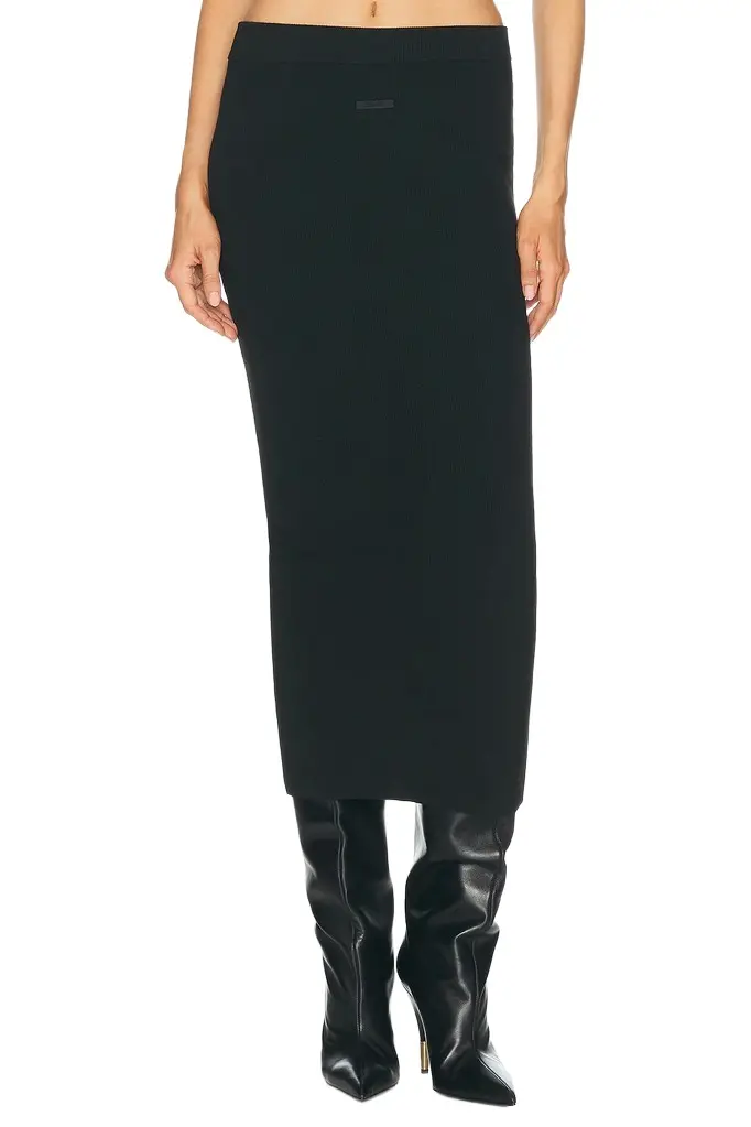 Fear of God Essentials Rib Knit Long Skirt