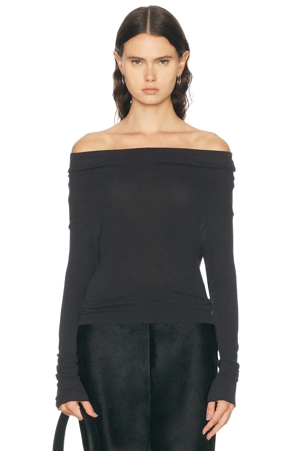 GRLFRND Off Shoulder Long Sleeve Tee