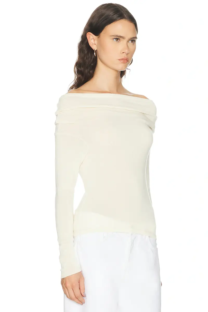 GRLFRND Off Shoulder Long Sleeve Tee | Thumbnail 2