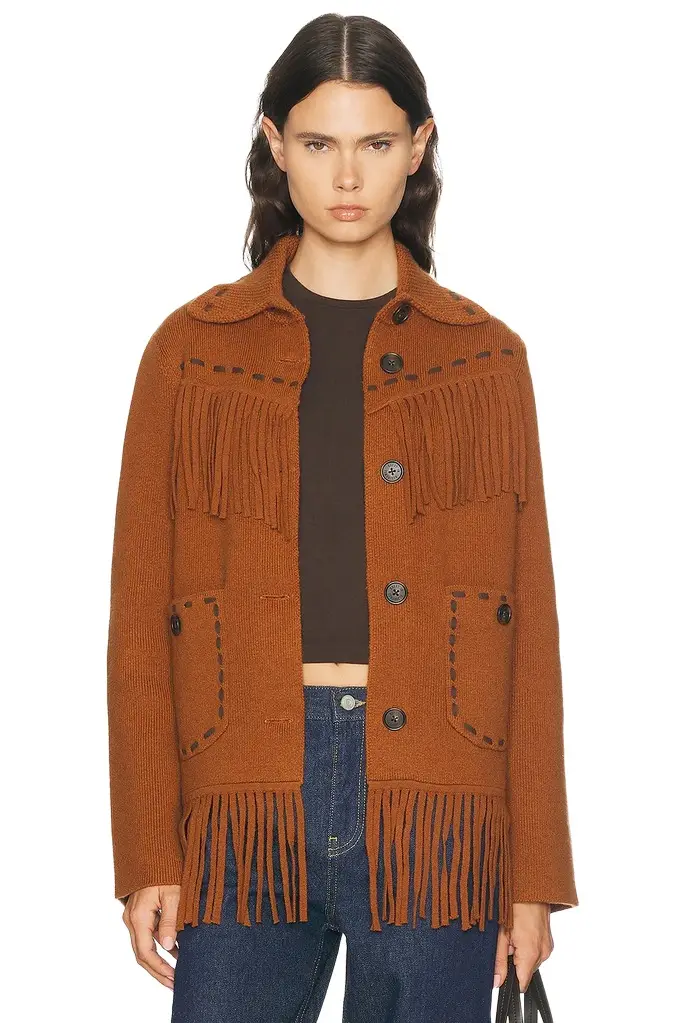 Guest In Residence Western Fringe Jacket