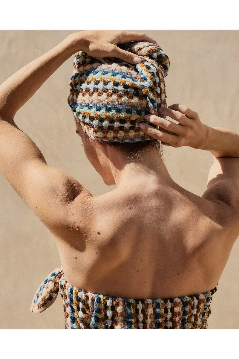 Parachute Organic Mosaic Hair Wrap | Thumbnail 2 Parachute Organic Mosaic Hair Wrap | Thumbnail 2