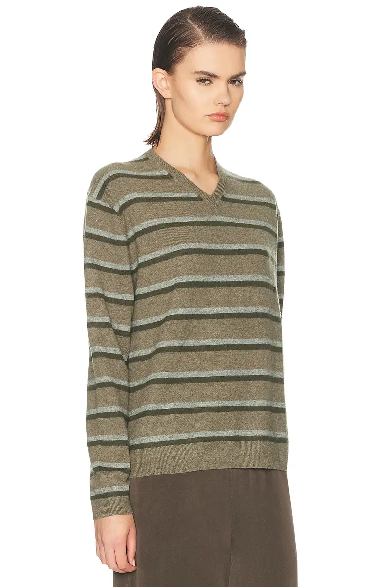 EAVES Naima V Neck Sweater | Thumbnail 2 EAVES Naima V Neck Sweater | Thumbnail 2