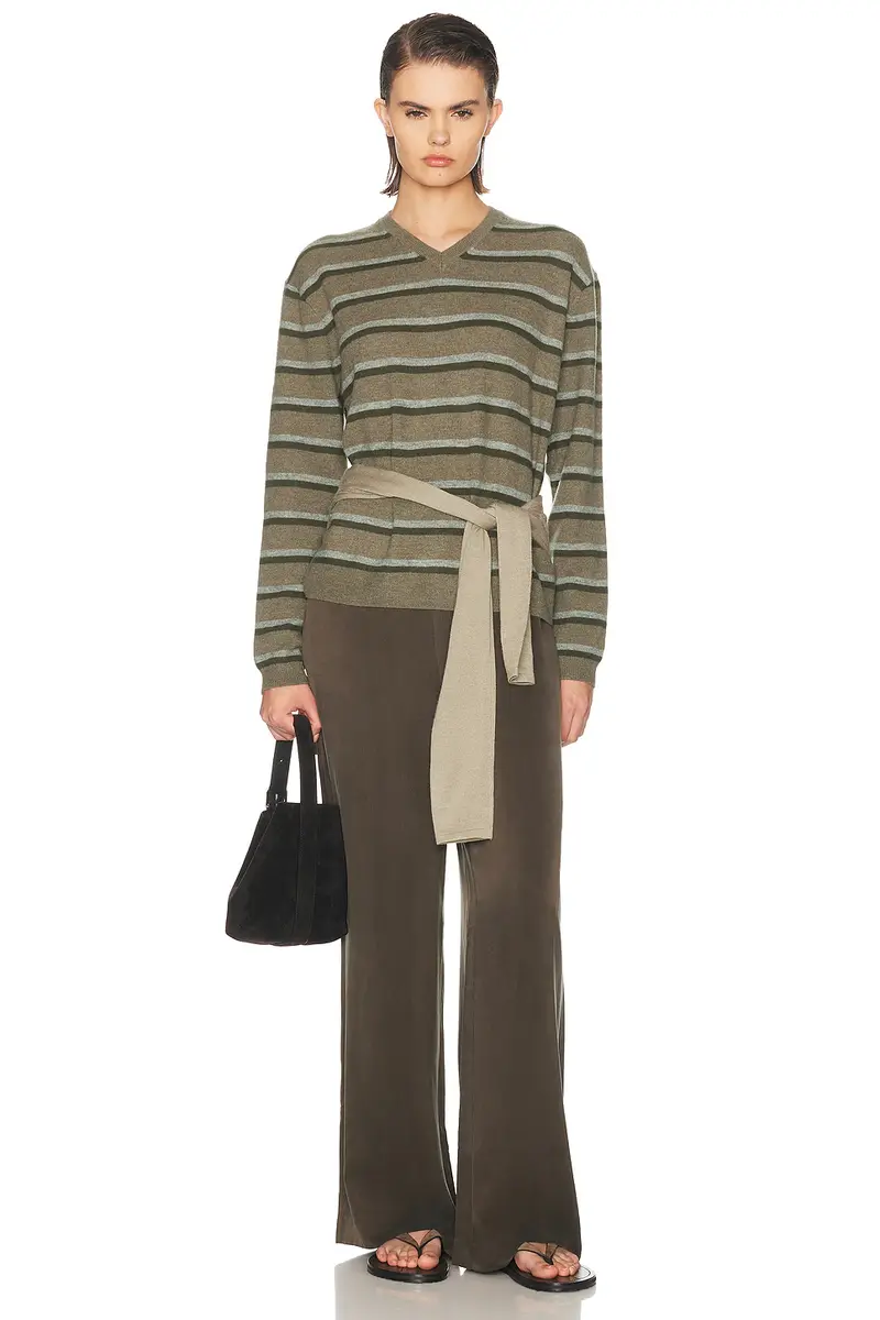 EAVES Naima V Neck Sweater | Thumbnail 4 EAVES Naima V Neck Sweater | Thumbnail 4