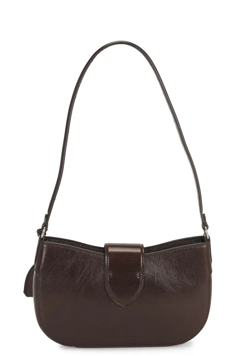 Ralph Lauren Collection Washed Calfskin Shoulder Bag | Thumbnail 3 Ralph Lauren Collection Washed Calfskin Shoulder Bag | Thumbnail 3