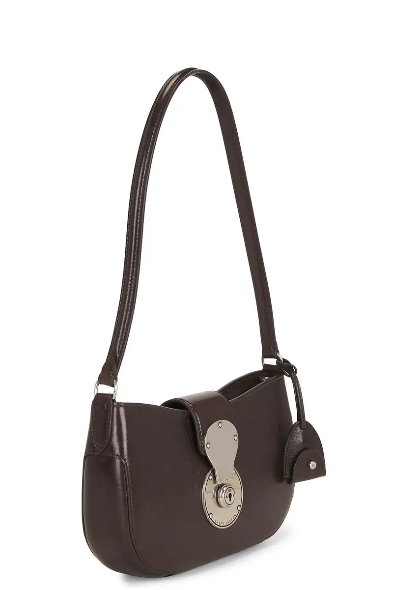 Ralph Lauren Collection Washed Calfskin Shoulder Bag | Thumbnail 4 Ralph Lauren Collection Washed Calfskin Shoulder Bag | Thumbnail 4