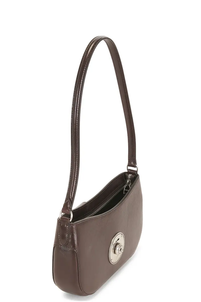 Ralph Lauren Collection Washed Calfskin Shoulder Bag | Thumbnail 5 Ralph Lauren Collection Washed Calfskin Shoulder Bag | Thumbnail 5