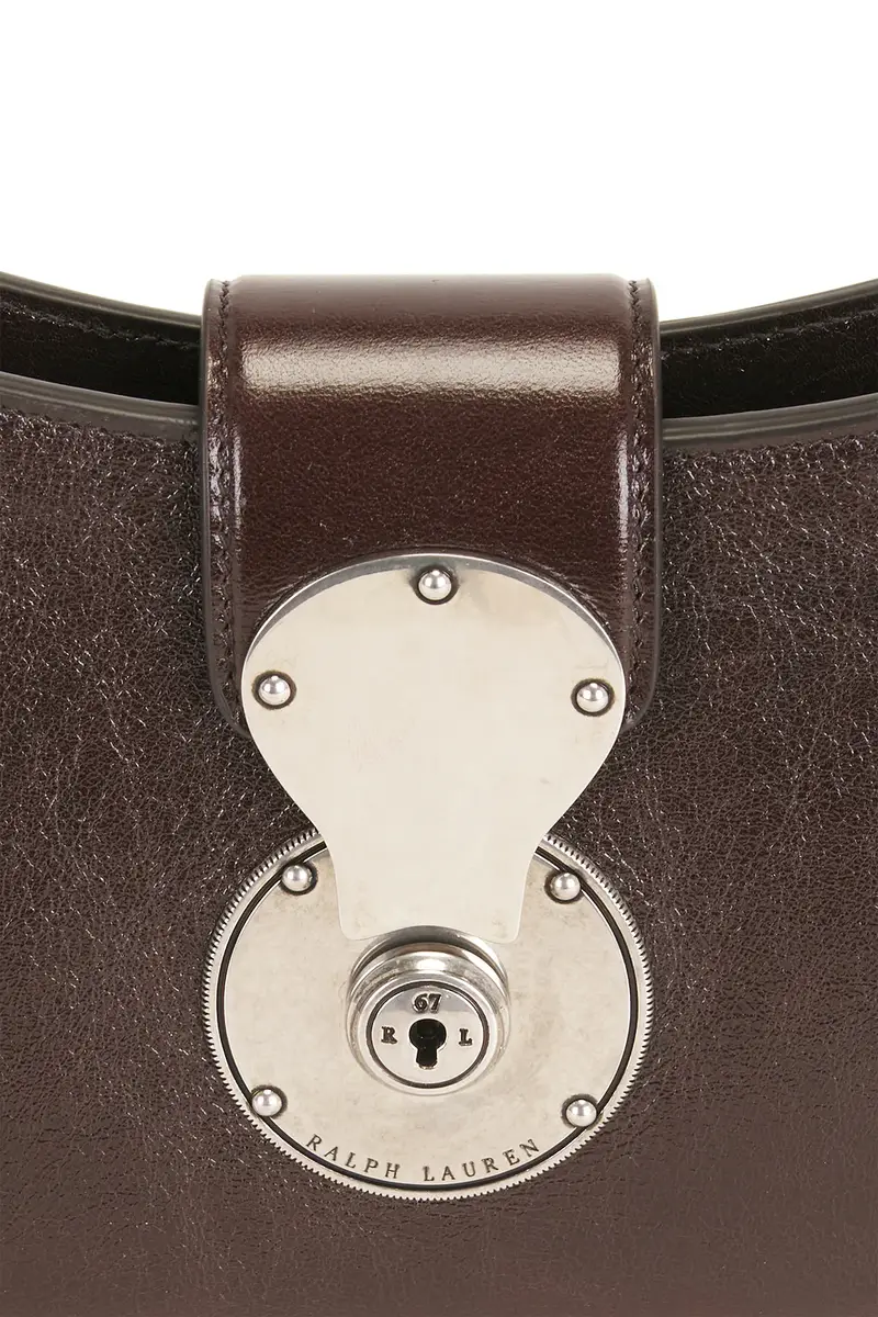 Ralph Lauren Collection Washed Calfskin Shoulder Bag | Thumbnail 7 Ralph Lauren Collection Washed Calfskin Shoulder Bag | Thumbnail 7